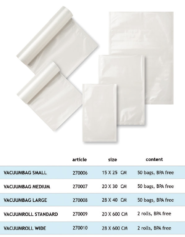 taal Signaal Filosofisch Buy Wartmann vacuum bags embossed Large 28x40cm (50 pieces)? Order before  22.00, shipped today