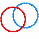 Instant Pot Sealing Ring Seal for 3 Liter Instant Pot (2 Pack, Red, Blue)